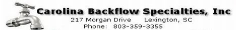 Carolina Backflow Specialties - Lexington, SC