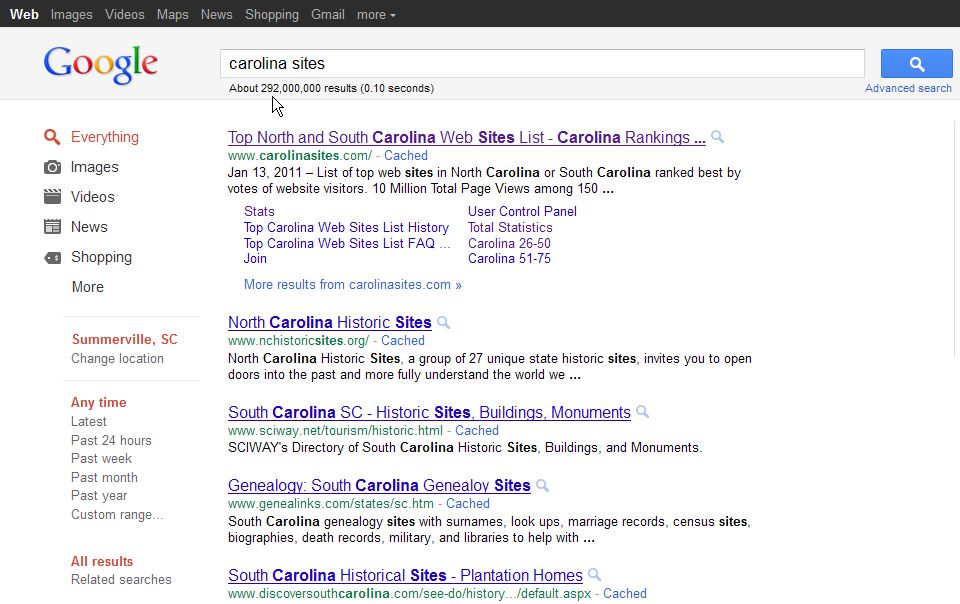 images sites list. among Members of The Top North and South Carolina Web Sites List!